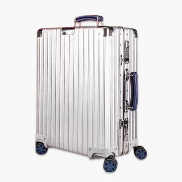 商品Alt模板：日默瓦/Rimowa 旅行箱，全​铝​镁‎合金，经典款​的新版‎本，彩色皮质把手，购买就送透明套，4个轮子，2个手把，绑带，想怎么换就怎么换，永远是街头机场最靓的你 - xtest